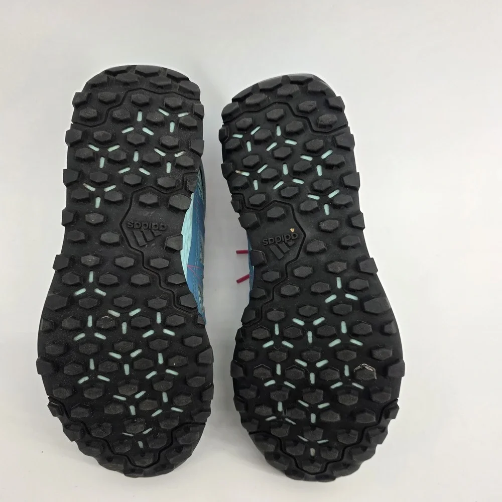 Adidas Vigor Bounce Aqua Pink Running Sneakers Shoes Kid's Youth - SZ 4